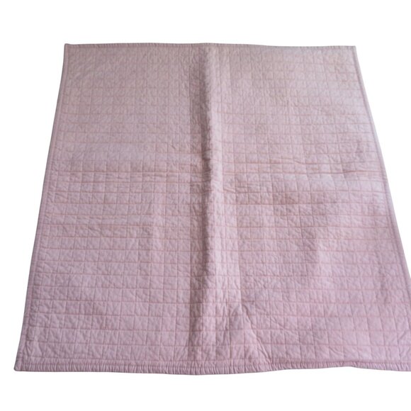 One Urban Habitat Pink Quilted Euro Sham 26" X 26" Cotton Face Cotton Filling - Picture 1 of 9